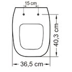 Assento Sanitário Poliéster Para Louça Angra/avant/city/like