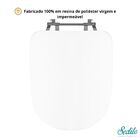 Assento Sanitário Poliéster Para Louça Duomo Plus (deca) Aço