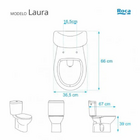 Assento Sanitário Poliéster Para Louça Laura/victoria (roca)