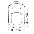 Assento Sanitário Poliéster Para Louça Life/vogue Plus (celit