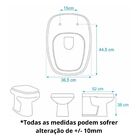 Assento Sanitário Poliéster Para Louça Monte Carlo/venice (de