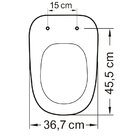 Assento Sanitário Poliéster Para Louça Monte Carlo/venice (de