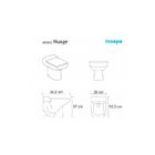 Assento Sanitário Poliéster Para Louça Nuage (incepa) Aço (re