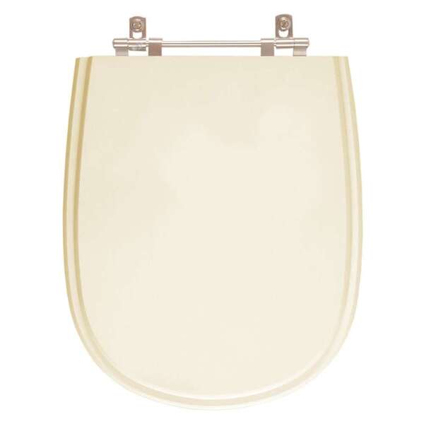 Assento Sanitario Poliester Paris Bone (bege Claro) Para Vaso
