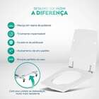 Assento Sanitario Poliester Plaza Neve Para Vaso Ideal Standa