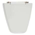 Assento Sanitario Poliester Plaza Sterling Silver Para Vaso I