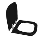 Assento Sanitário Poliéster Polo Deca Slow Close Cromado Ébano