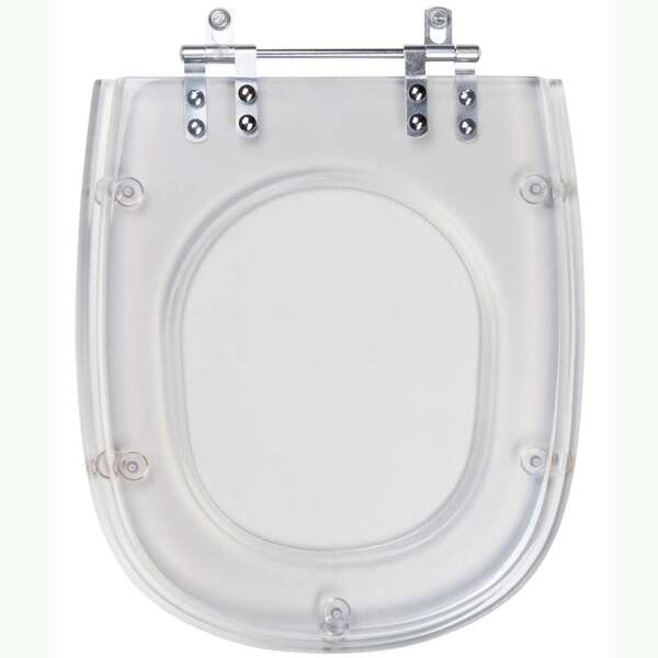 Assento Sanitario Poliester Primula Plus Cristal Vaso Fiori