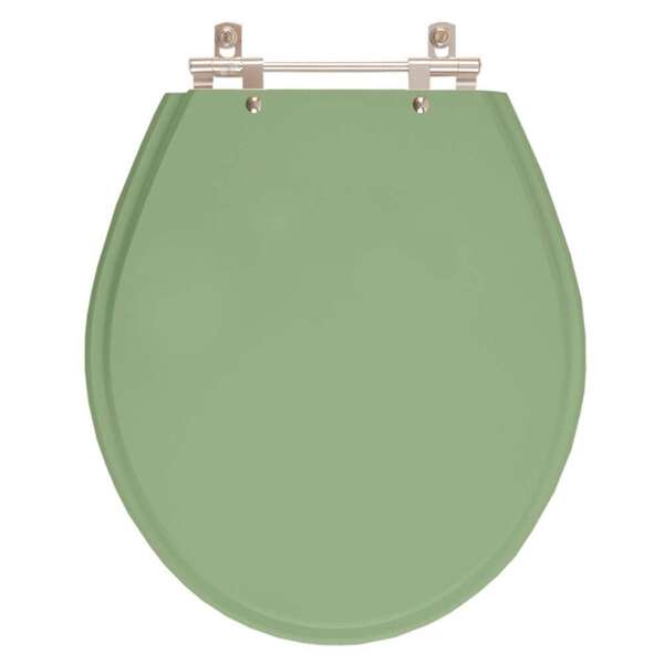 Assento Sanitario Poliester Ravena Verde Malva Para Vaso Deca