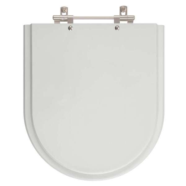 Assento Sanitario Poliester Riviera Cinza Prata Para Vaso Cel