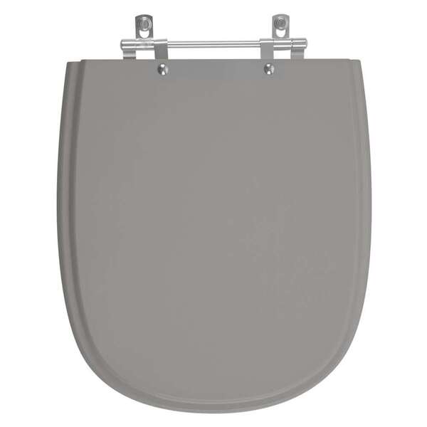 Assento Sanitario Poliester Sabatini Cinza Escuro Para Vaso I