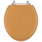 Assento Sanitario Poliester Saveiro Amarelo Terra Para Vaso C