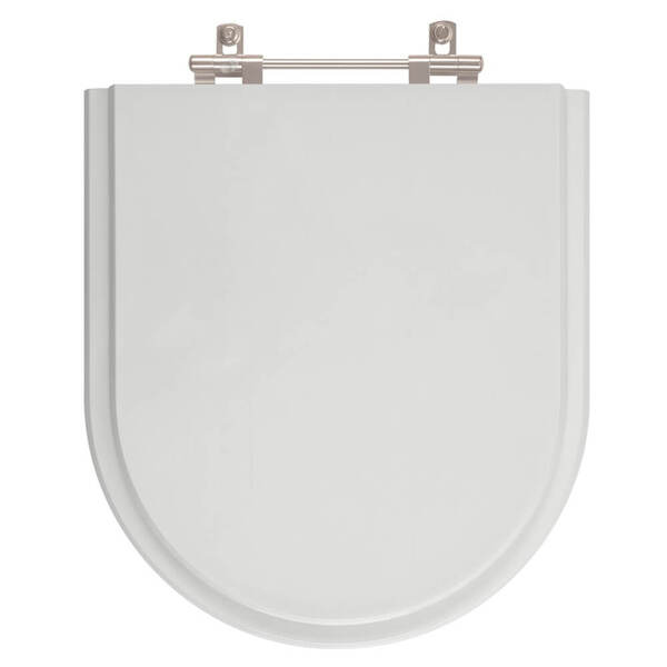 Assento Sanitario Poliester Smart Cinza Prata Para Vaso Celite