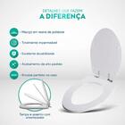 Assento Sanitário Poliester Soft Close Alpinia Branco Para Va