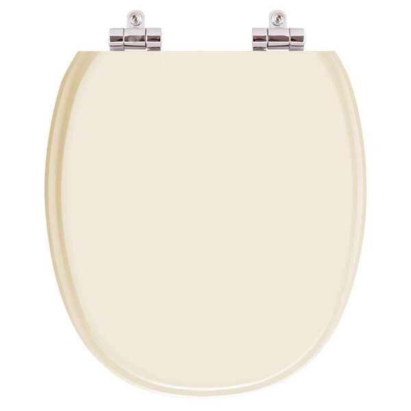 Assento Sanitario Poliester Soft Close Ascot Bone (bege Claro