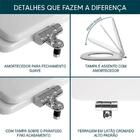 Assento Sanitário Poliester Soft Close Bali Preto Para Vaso I