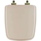 Assento Sanitário Poliéster Soft Close Boss Beige (bege Fosco