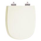 Assento Sanitário Poliester Soft Close Dona Beja Marfim (bege