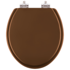 Assento Sanitário Poliester Soft Close Fiori Ocre Para Vaso F