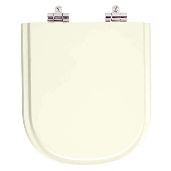 Assento Sanitário Poliester Soft Close Flox Marfim Para Vaso