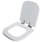 Assento Sanitário Poliéster Soft Close Living Branco Para Vas