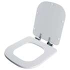 Assento Sanitário Poliester Soft Close Mist Branco Para Vaso