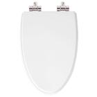 Assento Sanitário Poliester Soft Close One Piece Branco Gelo