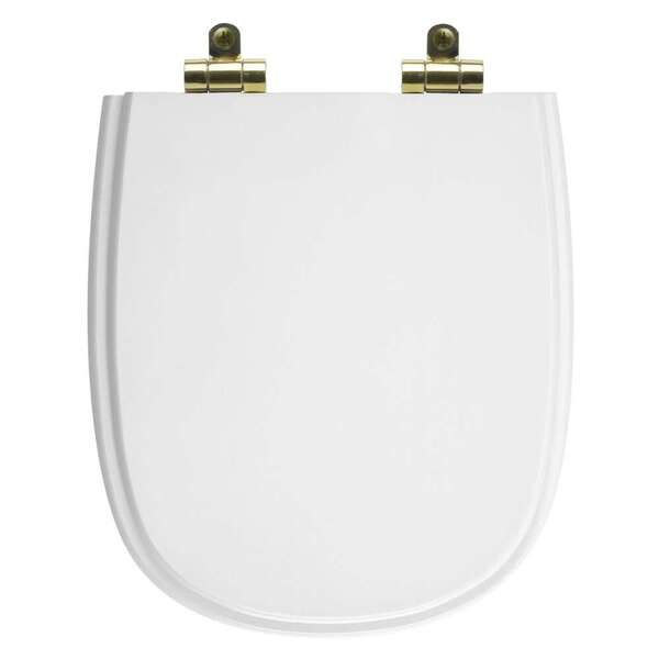 Assento Sanitário Poliéster Soft Close Sabatini Branco Para V