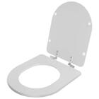 Assento Sanitário Poliéster Soft Close Silent Cinza Claro Par