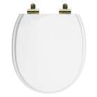 Assento Sanitário Poliéster Soft Close Village Branco Para Va