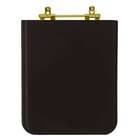 Assento Sanitario Poliester Square Preto Para Vaso Incepa Com