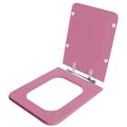Assento Sanitario Poliester Square Wild Rose Para Vaso Incepa