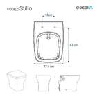 Assento Sanitário Poliéster Stillo Branco Para Vaso Docol