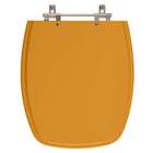 Assento Sanitario Poliester Stylus Amarelo Terra Para Vaso Ce