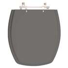 Assento Sanitario Poliester Thema Cinza Ambar Para Vaso Incepa