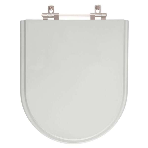 Assento Sanitario Poliester Valentina Cinza Claro Para Vaso H