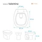Assento Sanitário Poliester Valentina Para Vaso Santamarina