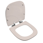 Assento Sanitário Poliéster Versato Celite Slow Close Cromado