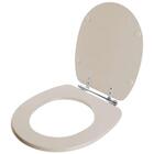 Assento Sanitario Poliester Village Bege Saara Para Vaso Deca