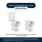 Assento Sanitário Polipropileno Mariana Branco Para Vaso Icasa