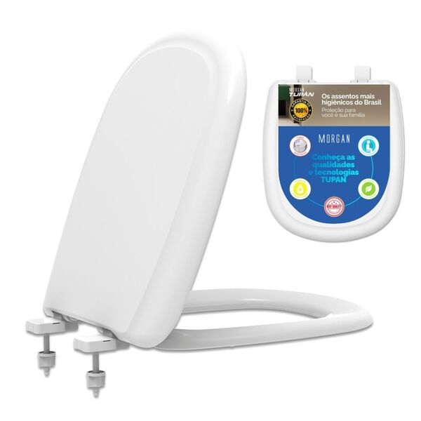 Assento Sanitário Polipropileno Para Louça Sabatini Branca