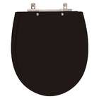 Assento Sanitário Polo Preto Para Vaso Hervy