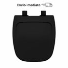 Assento Sanitário Preto Soft Close Deca Flex Celite Like