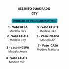 Assento Sanitário Preto Soft Close Deca Flex Celite Like