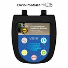 Assento Sanitário Preto Soft Close Deca Flex Celite Like