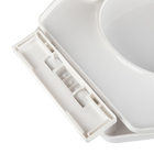 Assento Sanitário Quadra com Fechamento Suave Quadrado Polipropileno Branco Luvia
