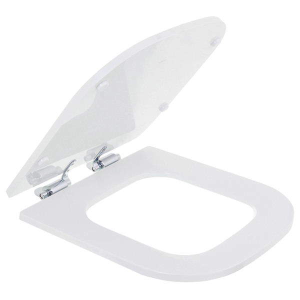 Assento Sanitário Quadra/Piano Poliéster Gelo Deca