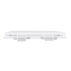 Assento Sanitário Quadra Poliéster Branco Fechamento Suave Policlass