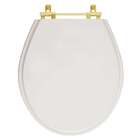 Assento Sanitário Ravena Cinza Real Para Vaso Deca Com Ferrag