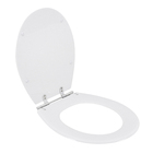Assento Sanitário Ravena/ Izy/ Targa Poliéster Branco Fechamento Comum Sensea